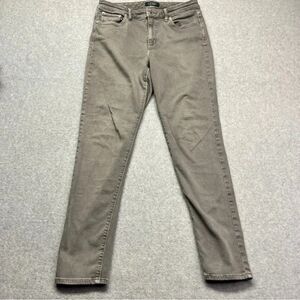 Lauren Ralph Lauren Classic Skinny Curvy Jeans Gray size 10